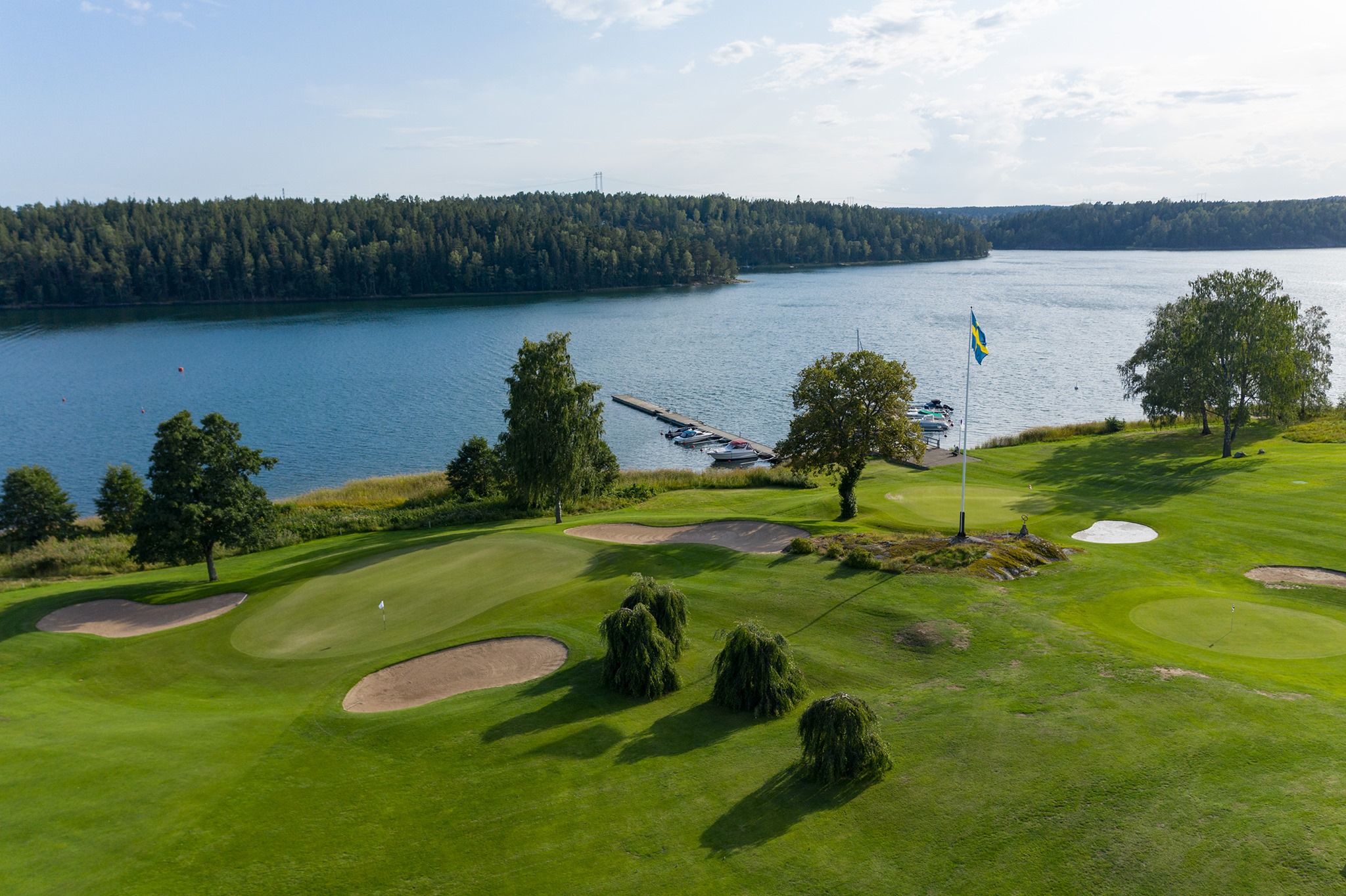 golfbana vid vattnet wermdö golfklubb